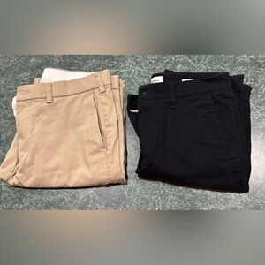 Men's Black and Tan Pants